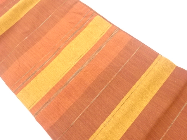 JAPANESE KIMONO / VINTAGE NAGOYA OBI / WOVEN STRIPE